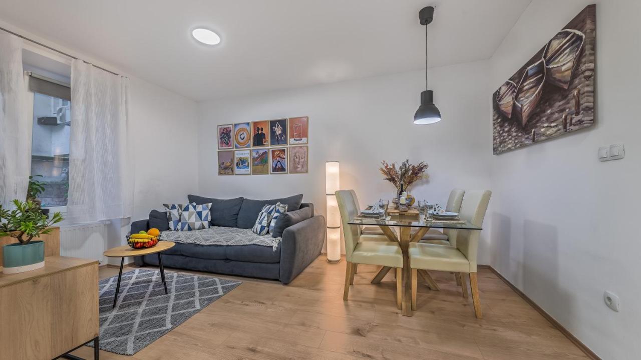 Brand New Apartment In City Center, Big Terrace 자그레브 외부 사진